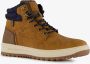 BLUE BOX heren veterboots cognac bruin Uitneembare zool - Thumbnail 1