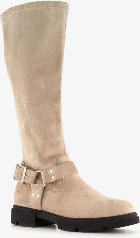 BLUE BOX hoge dames boots beige