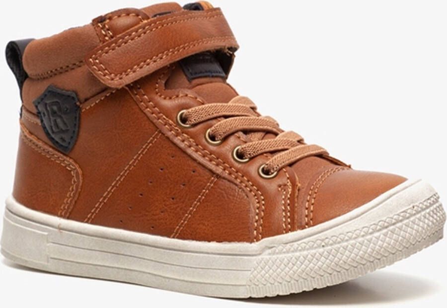 BLUE BOX hoge jongens sneakers cognac Uitneembare zool