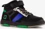 BLUE BOX hoge jongens sneakers zwart blauw Uitneembare zool - Thumbnail 1