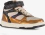 BLUE BOX hoge meisjes sneakers beige goud - Thumbnail 1