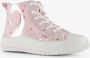 BLUE BOX hoge meisjes sneakers roze met hartjes - Thumbnail 1