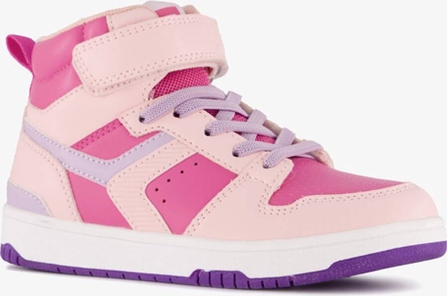 BLUE BOX hoge meisjes sneakers roze paars