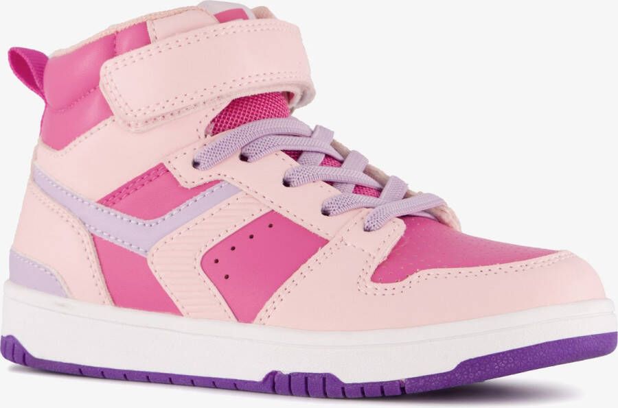 BLUE BOX hoge meisjes sneakers roze paars