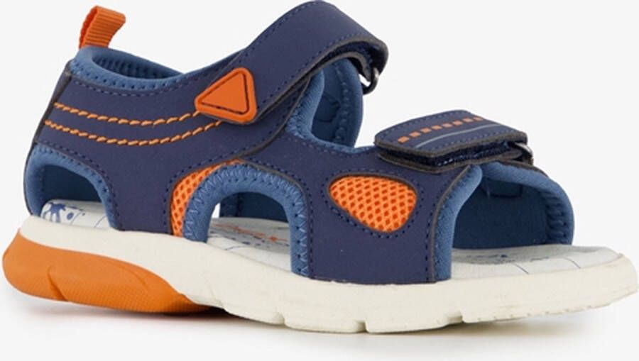 BLUE BOX jongens sandalen blauw oranje