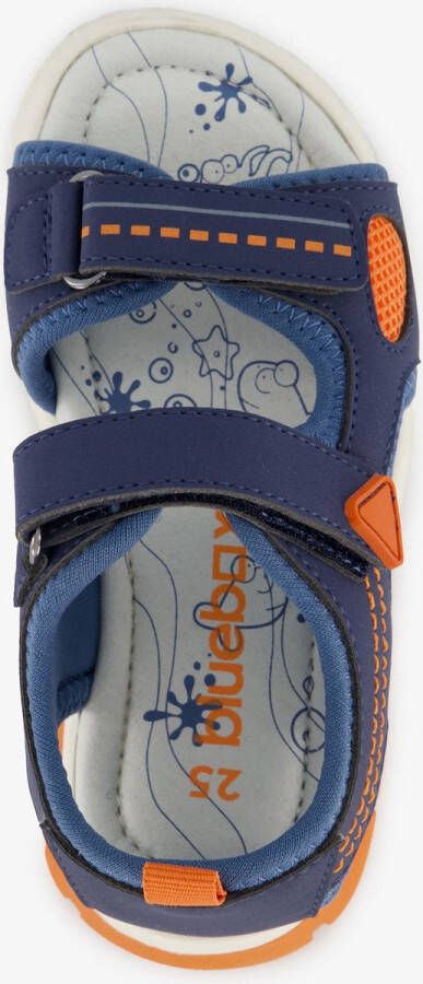 BLUE BOX jongens sandalen blauw oranje