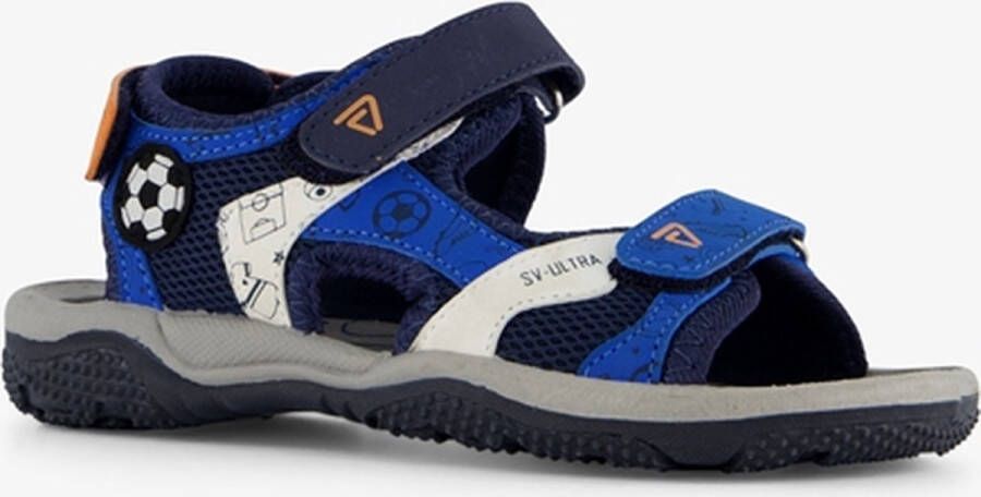 BLUE BOX jongens sandalen met voetbal blauw