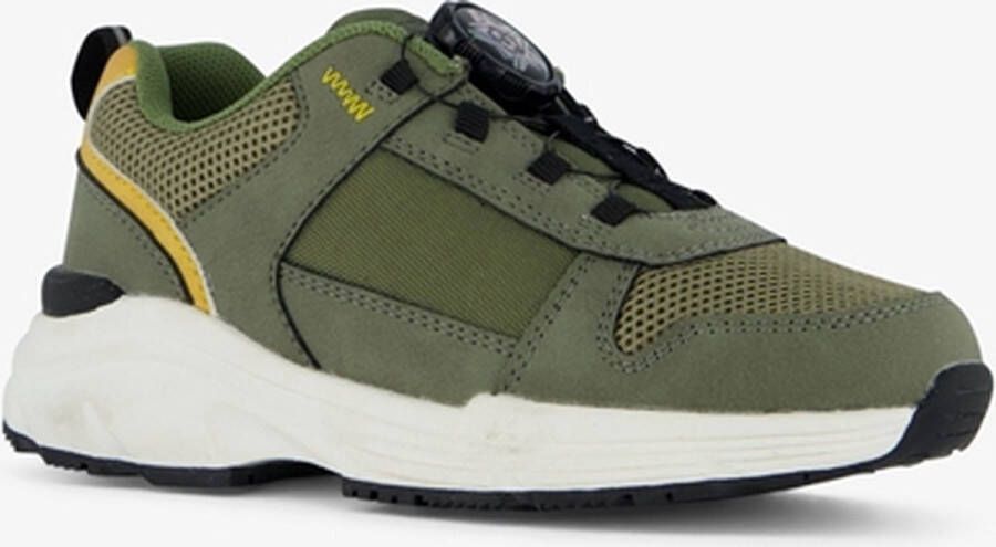 BLUE BOX jongens sneakers army groen Uitneembare zool