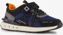 BLUE BOX jongens sneakers blauw zwart Uitneembare zool - Thumbnail 1