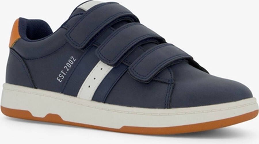 BLUE BOX jongens sneakers met klittenband Blauw Uitneembare zool