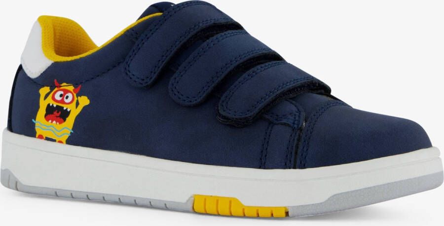 BLUE BOX jongens sneakers met monstertje Blauw