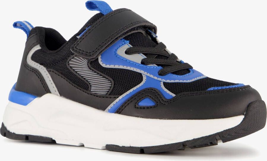 BLUE BOX JONGENS SNEAKER BLACK BLUE Zwart Uitneembare zool