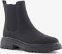 Blue Box lage dames chelsea boots zwart - Thumbnail 3