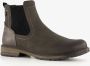 Blue Box leren heren chelsea boots grijs - Thumbnail 1