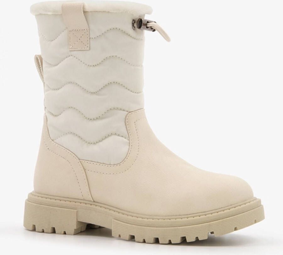 BLUE BOX meisjes boots met voering beige Uitneembare zool