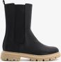 BLUE BOX meisjes Chelsea boots zwart beige Uitneembare zool - Thumbnail 1