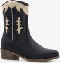 BLUE BOX meisjes cowboy western boots zwart goud Uitneembare zool - Thumbnail 1