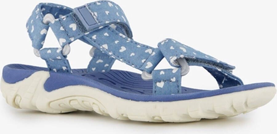 BLUE BOX meisjes denim sandalen met hartjes Blauw