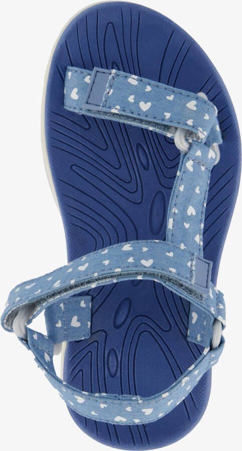 BLUE BOX meisjes denim sandalen met hartjes Blauw