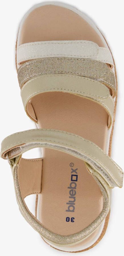 BLUE BOX meisjes sandalen met glitters goud