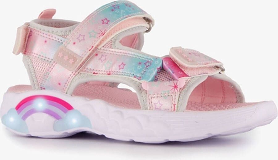 BLUE BOX meisjes sandalen met lichtjes pastel Roze