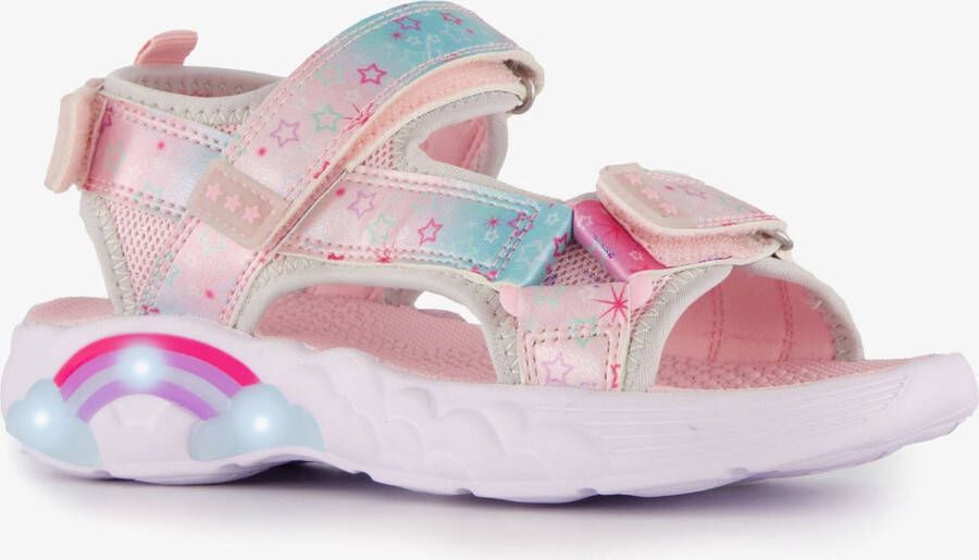 BLUE BOX meisjes sandalen met lichtjes pastel Roze