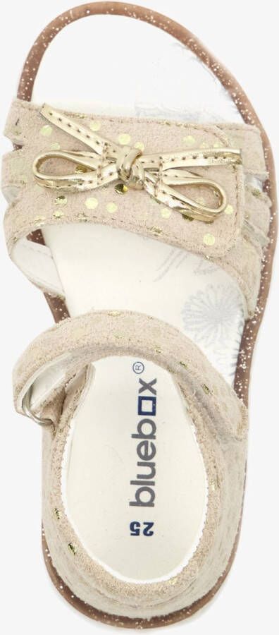 BLUE BOX meisjes sandalen met stippen goud