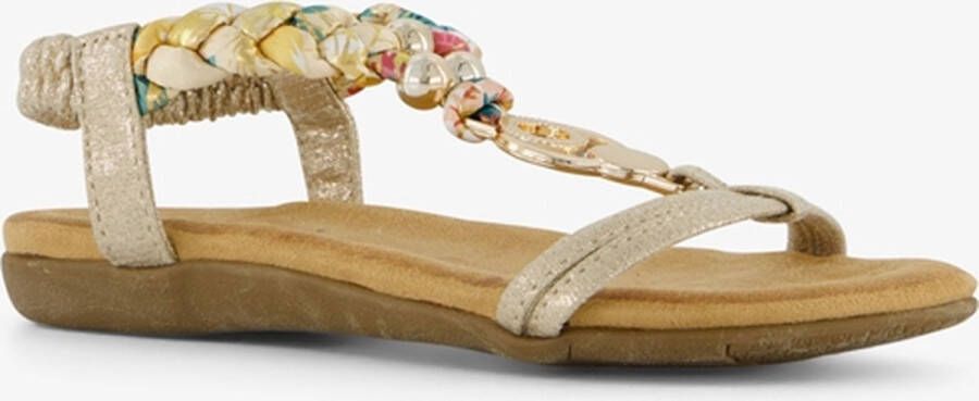 BLUE BOX meisjes sandalen met vlechtdetail Goud