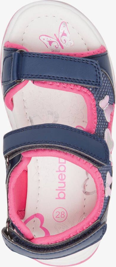 BLUE BOX meisjes sandalen met vlinder blauw