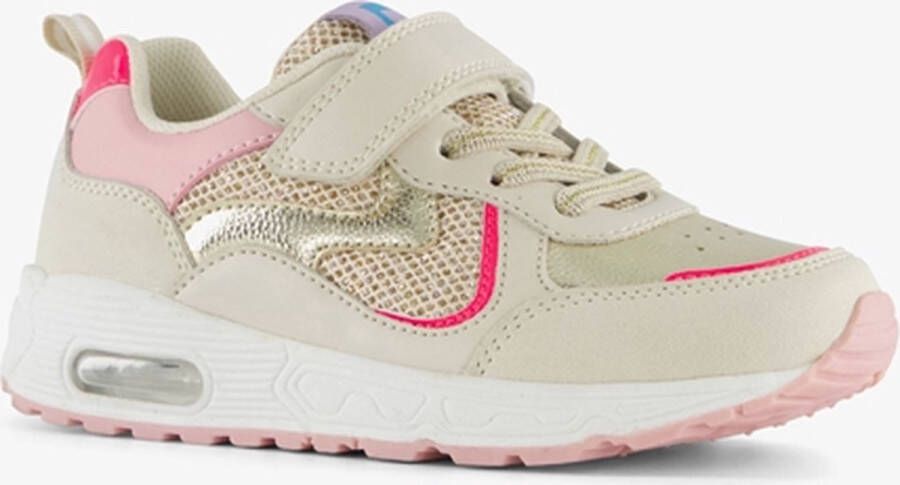 BLUE BOX meisjes sneakers met airzool beige