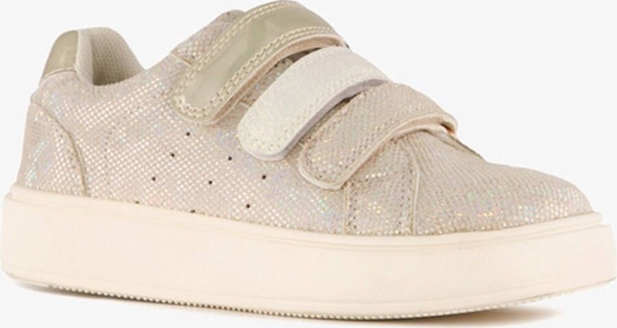 BLUE BOX meisjes sneakers met glitters goud