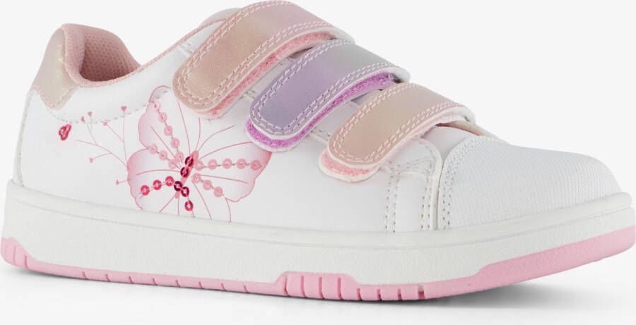 BLUE BOX meisjes sneakers wit roze Uitneembare zool