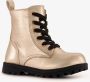 BLUE BOX meisjes veterboots goud - Thumbnail 1