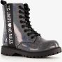 Blue Box meisjes veterboots zwart met glitters - Thumbnail 1