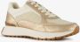 BLUE BOX metallic dames sneakers beige goud Uitneembare zool - Thumbnail 1