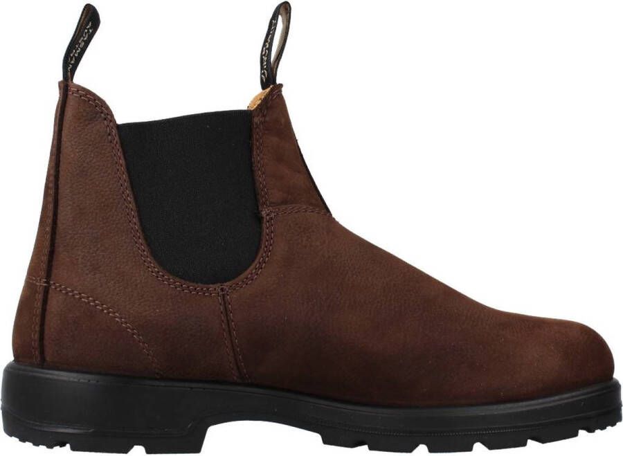 Blundstone Bruine 1606 Schoen voor Heren met Zwarte Elastiek Bruin Heren