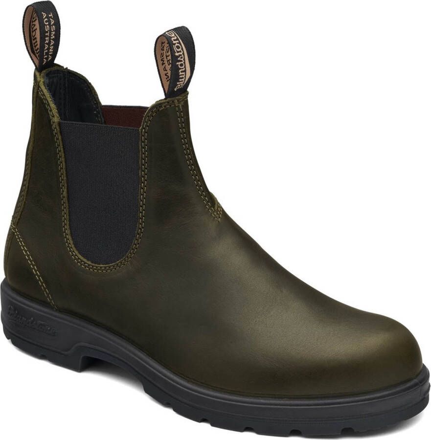 Blundstone 2052 Leren Boots olijf Wide