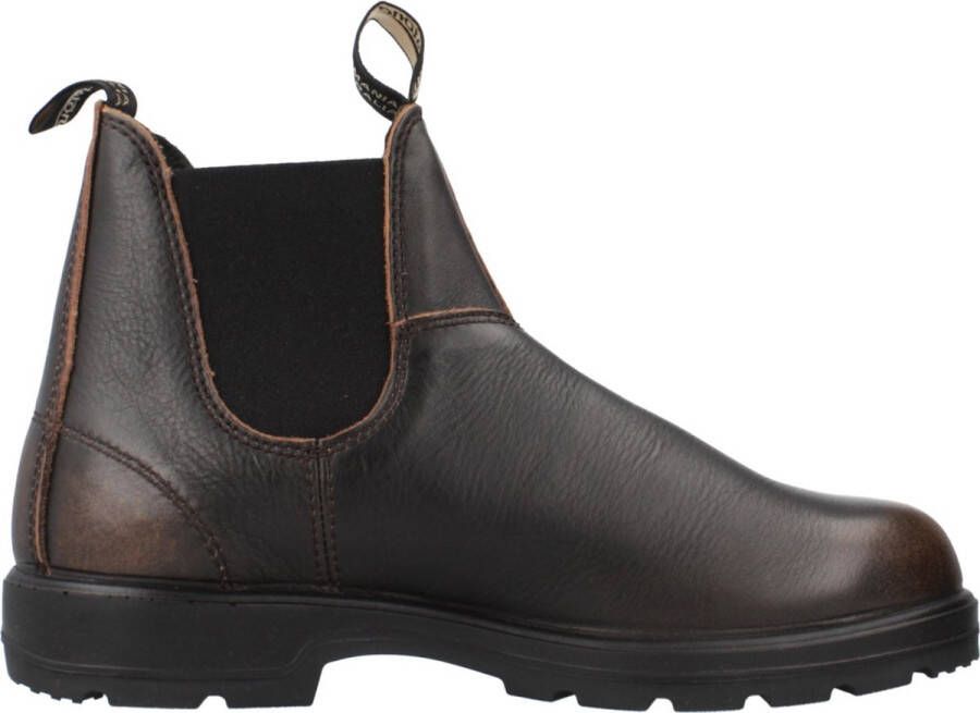 Blundstone Chelsea Boots #2440 Vintage Brown Brush Off Leather (Classics Series) Brown-6.5UK