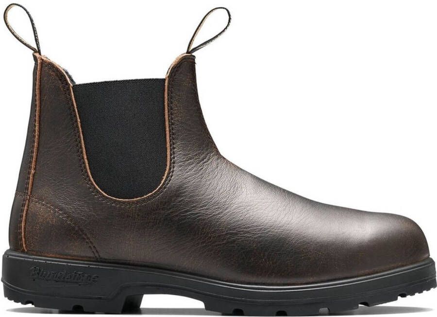 Blundstone Chelsea Boots #2440 Vintage Brown Brush Off Leather (Classics Series) Brown-6.5UK