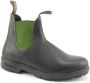 Blundstone Stiefel Boots #519 Stout Brown Leather with Olive Elastic (500 Series)-12UK - Thumbnail 6