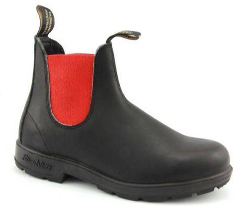 Blundstone Stiefel Boots #508 Voltan Leather Elastic (550 Series) Voltan Black Red-5.5UK