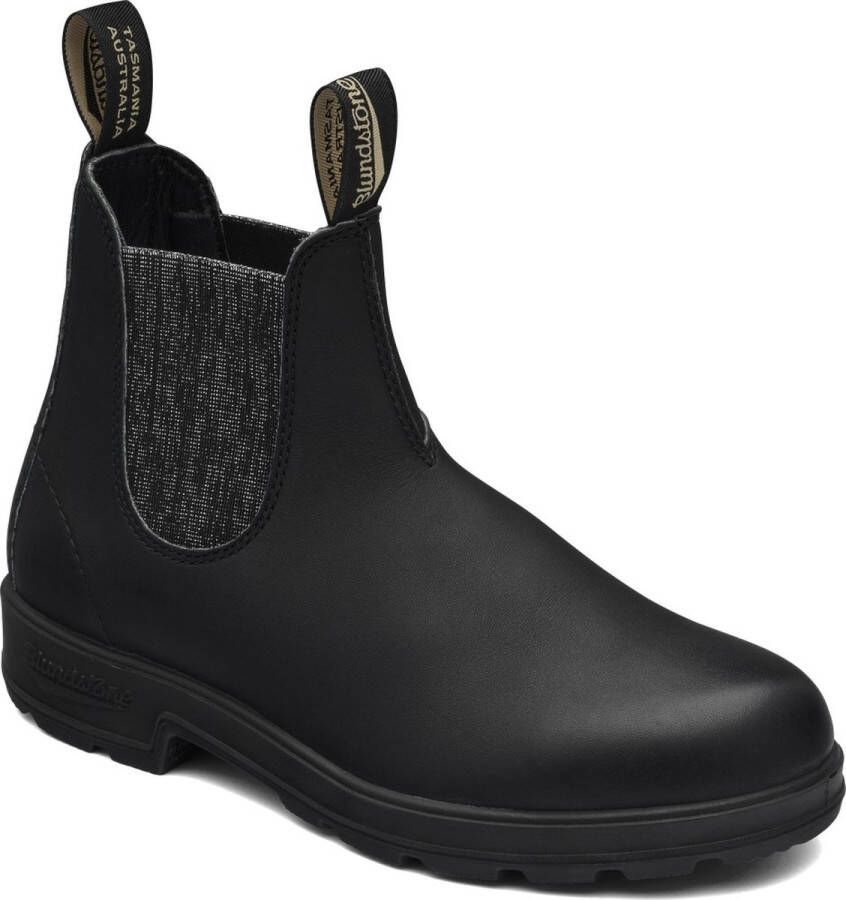 Blundstone Damen Stiefel Boots #2032 Voltan Leather Elastic (500 Series) Black Silver Glitter-7.5UK