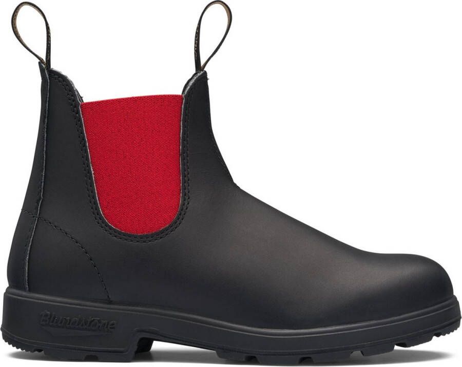 Blundstone Stiefel Boots #508 Voltan Leather Elastic (550 Series) Voltan Black Red-5.5UK