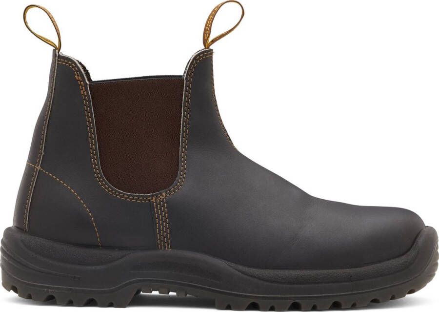 Blundstone Stiefel Boots #192 Stout Brown Leather (Safety Series)-6.5UK