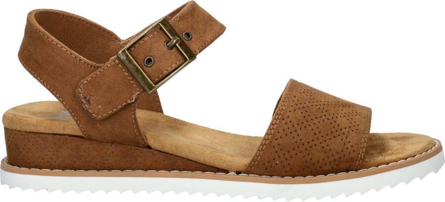 Skechers Sleehaksandaaltjes Desert Kiss Sandaal wedge zomerschoen in vegan uitvoering