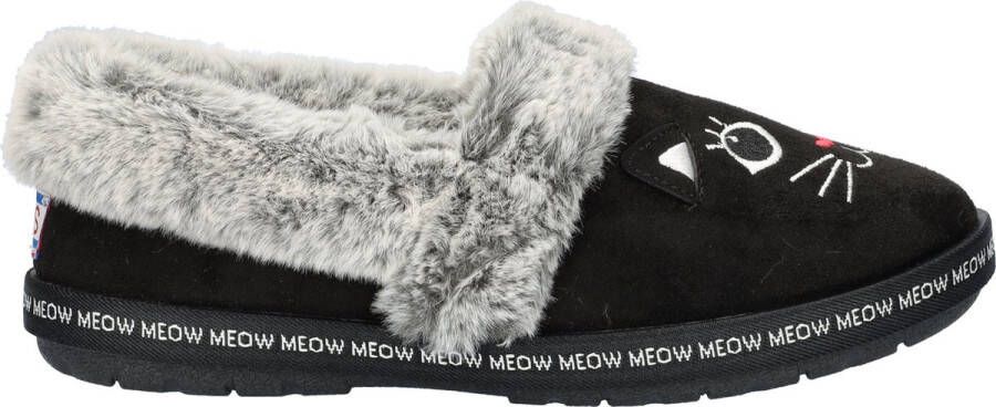 Bobs Skechers Too Cozy-Meow Pajama 33355-BLK Vrouwen Zwart Pantoffels