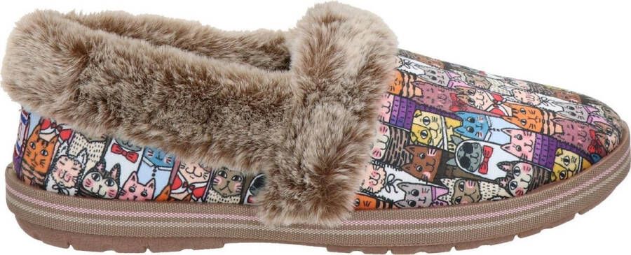 Skechers Pantoffels TOO COZY CHIC CAT met grappige poezenprint - Foto 1