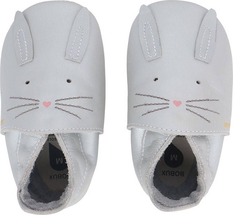 Bobux Babyslofjes Soft Soles Silver Hop Medium