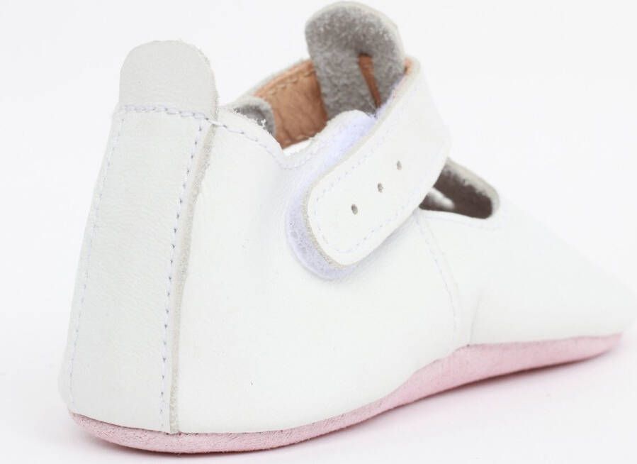 Bobux Soft Soles Baby Slofjes Leer Hite Daisy