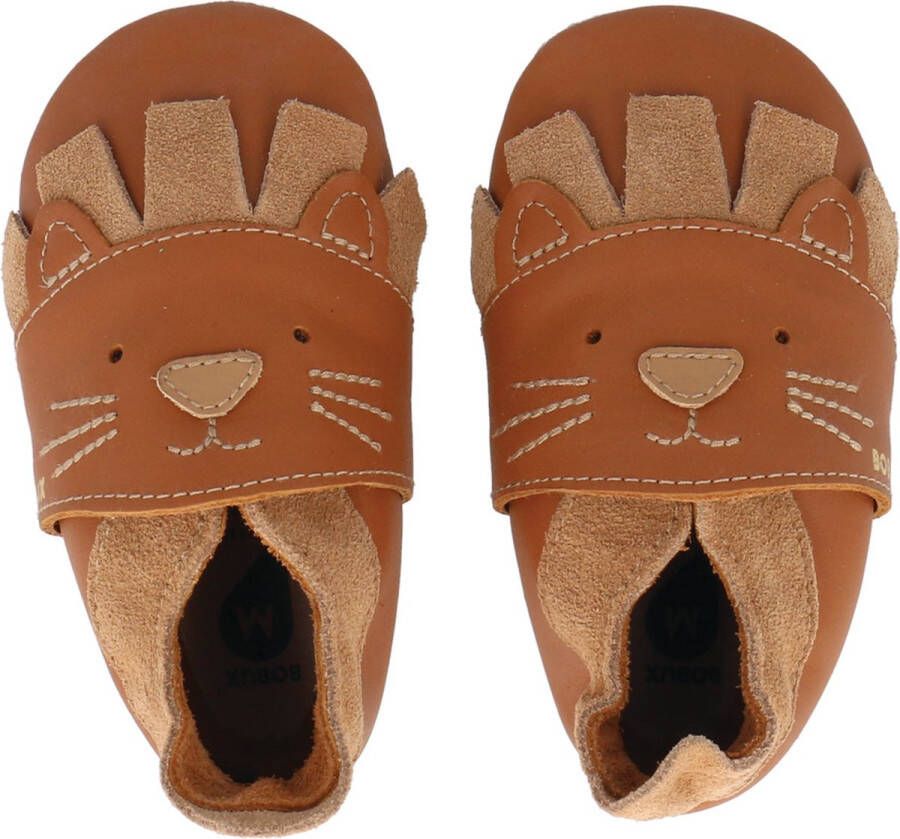 Bobux Soft Soles Babyslofjes Leo Ginger